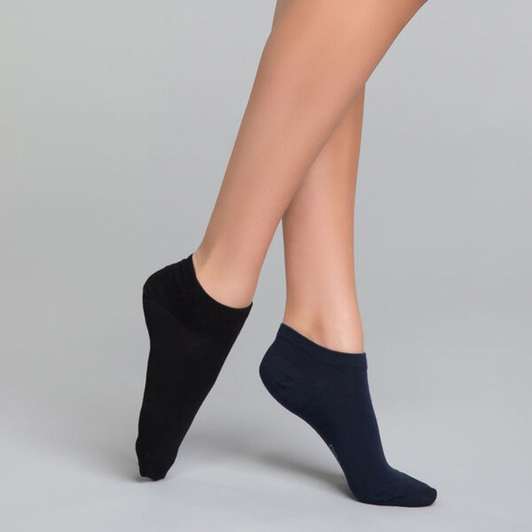 Picture of 34580 - ELEGANT BLACK  KIDS UNISEX ANKLE SOCKS